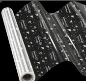 Food Safe Cellophane Roll Merry Christmas - 80cm x 20m