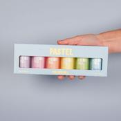 Pastel Colours - Gift Set of 6 Oil Based Colouring