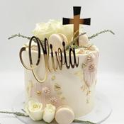 Card Cake Charm - Name &amp; Charm or Number