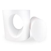 Oval Cut Out - 6 Inch Round 6 Inch Deep Straight Edge Dummy