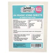 A4 Sweet Artist Magic Edible Icing Sheets Pk/25