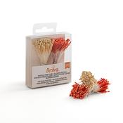 Pearly Orange &amp; White Stamen 288 Pk