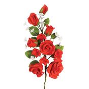 Gum Paste Spray Red Rose 170mm image