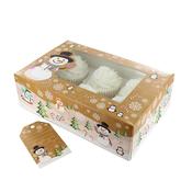 6/12 Cupcake Box &amp; Gift Tag - Snowman image