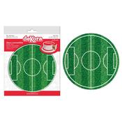 Edible 8" (20cm) Football Cake Disc image
