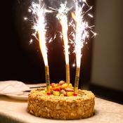 Birthday Cake Candle: Ice Fountain 2pk image
