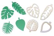 Totally Tropical Leaves Cutter 4 set