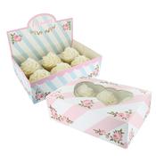 6 Full/Mini 12 Insert Cupcake Box - Afternoon Tea Twin Pack image