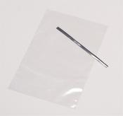 Clear Cake Pop Bag with Silver Tie 50 pk 120 mm x 170 mm