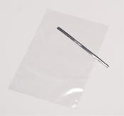 Clear Cake Pop Bag with Silver Tie 50 pk 120 mm x 200 mm