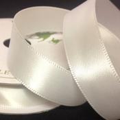 15mm Satin Bride White