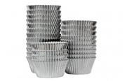 Professional Foil Muffin Cases - Silver 375pk