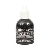 Sugarflair Airbrush Colour - Black Glitter 60ml