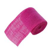 60mm Hessian Jute Fuchsia Pink x 2.0m