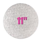 11" Round Silver Cake Drums
