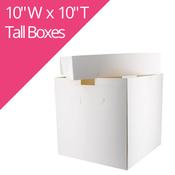 Tall Cake Box With Window - (10" X 10" X 10'')