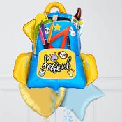 Back To School Backpack Inflated Foil Balloon