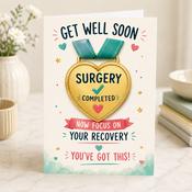 After Surgery Get Well Greeting Card image