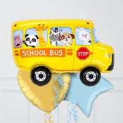 Back To School Bus Inflated Foil Balloon