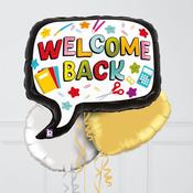 Back To School Message Inflated Foil Balloon