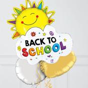 Back To School Sunshine Inflated Foil Balloon