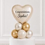 Beige Congratulations Heart Personalised Stack image