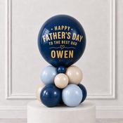 Best Dad Personalised Balloon Stack