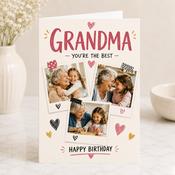 Best Grandma Birthday Greeting Card image
