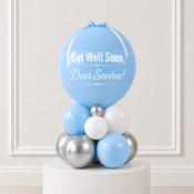 Blue Get Well Soon Personalised Stack