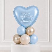 Blue Heart Happy Birthday Personalised Stack image