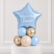 Blue Star Welcome Baby Personalised Stack