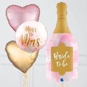 Bridal Champagne Inflated Balloon Package image