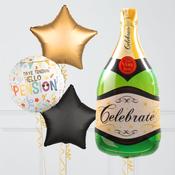 Champagne Retirement Balloon Package image