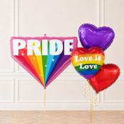 Burst of Pride Inflated Balloon Package image