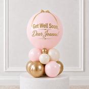 Pink Get Well Soon Personalised Stack