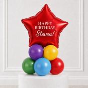Colour Splash Star Happy Birthday Personalised Stack image