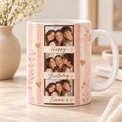 Custom Birthday Photo Mug