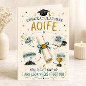 Custom Congratulations Graduation Greeting Card image