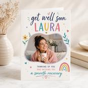Cutest Personalised Get Well Greeting Card image