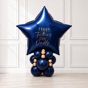 Deluxe Father's Day Personalised Balloon Stack image