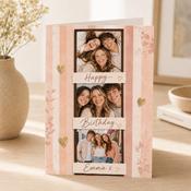 Deluxe Personalised Birthday Card image