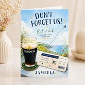 Don't Forget Us Personalised Greeting Card image