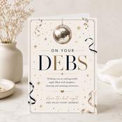 Elegant On Your Debs Card Greeting Card