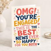 Engagement Greeting Card image