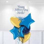 Father's Day Personalised Foil Balloons Bunch image