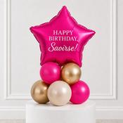 Fuchsia Star Happy Birthday Personalised Stack image