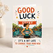 Good Luck Marathon Greeting Card