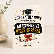 Graduation Diploma Greeting Card image