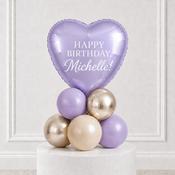 Lavender Heart Happy Birthday Personalised Stack image