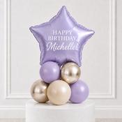 Lavender Star Happy Birthday Personalised Stack image